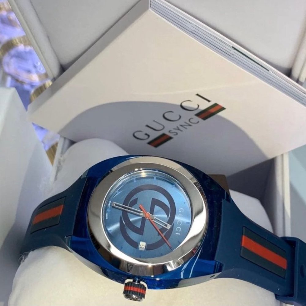 BRAND NEW! GUCCI 46MM WATCH W/ BOX! - Picture 2 of 6
